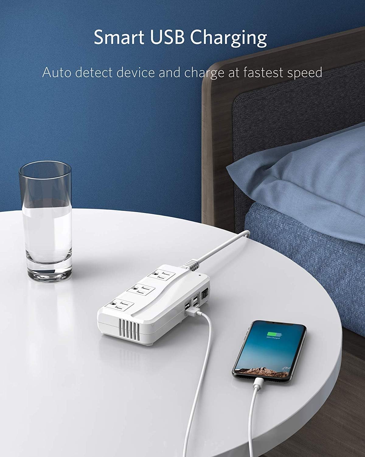 Foto 4 | Adaptador De Viaje Bestek Universal 100-220 V A 110 V 250 W Con Usb - Venta Internacional.