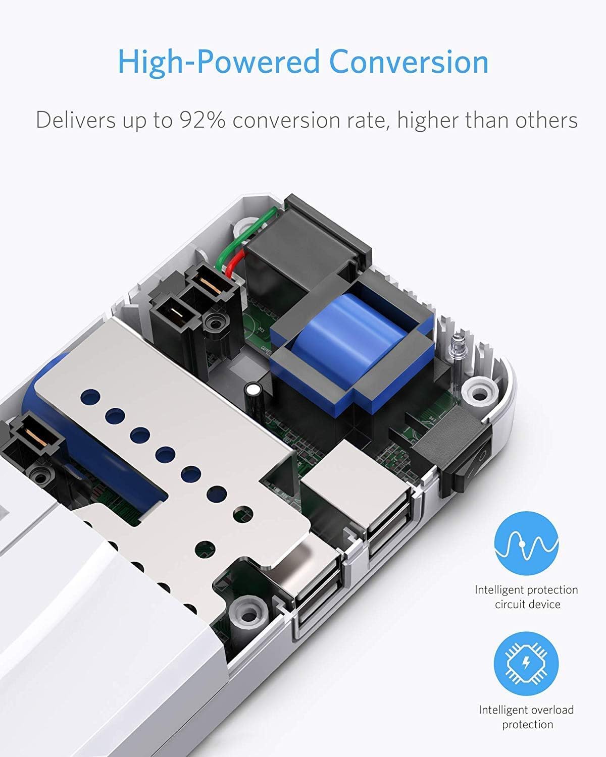 Foto 7 | Adaptador De Viaje Bestek Universal 100-220 V A 110 V 250 W Con Usb - Venta Internacional.