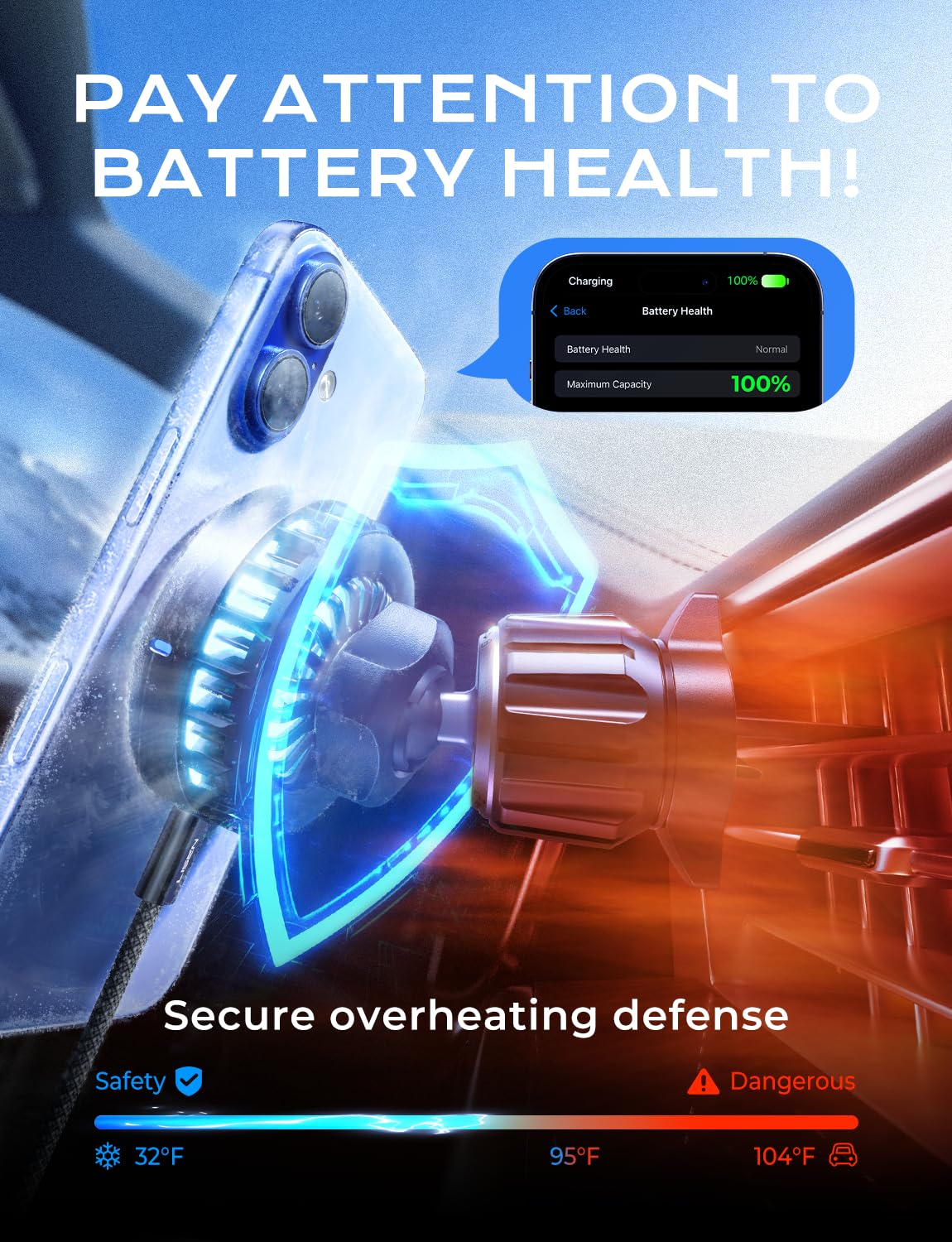 Foto 7 pulgar | Cargador De Coche Lisen Qi2 Magsafe Inalámbrico De 15 W Para Iphone - Venta Internacional.
