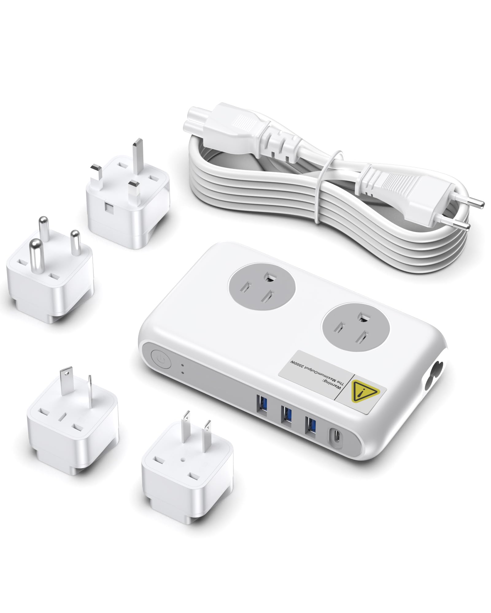 Foto 1 | Convertidor De Voltaje Vhbw 230 W 220 V A 110 V Con 4 Salidas Usb 2 - Venta Internacional.