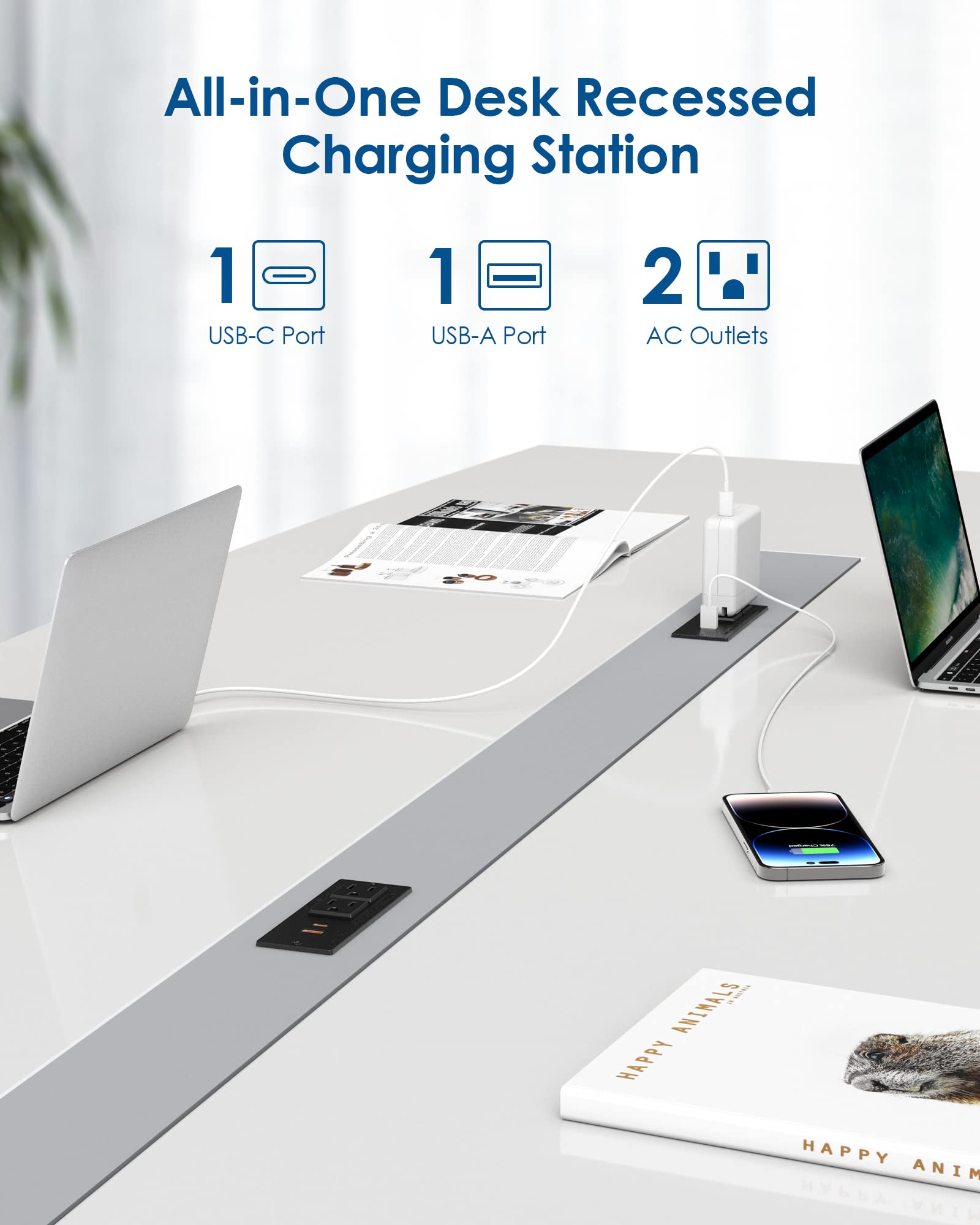 Foto 5 pulgar | Power Strip Jgstkcity, Usb C Pd Empotrado, 30 W, Carga Rápida - Venta Internacional.
