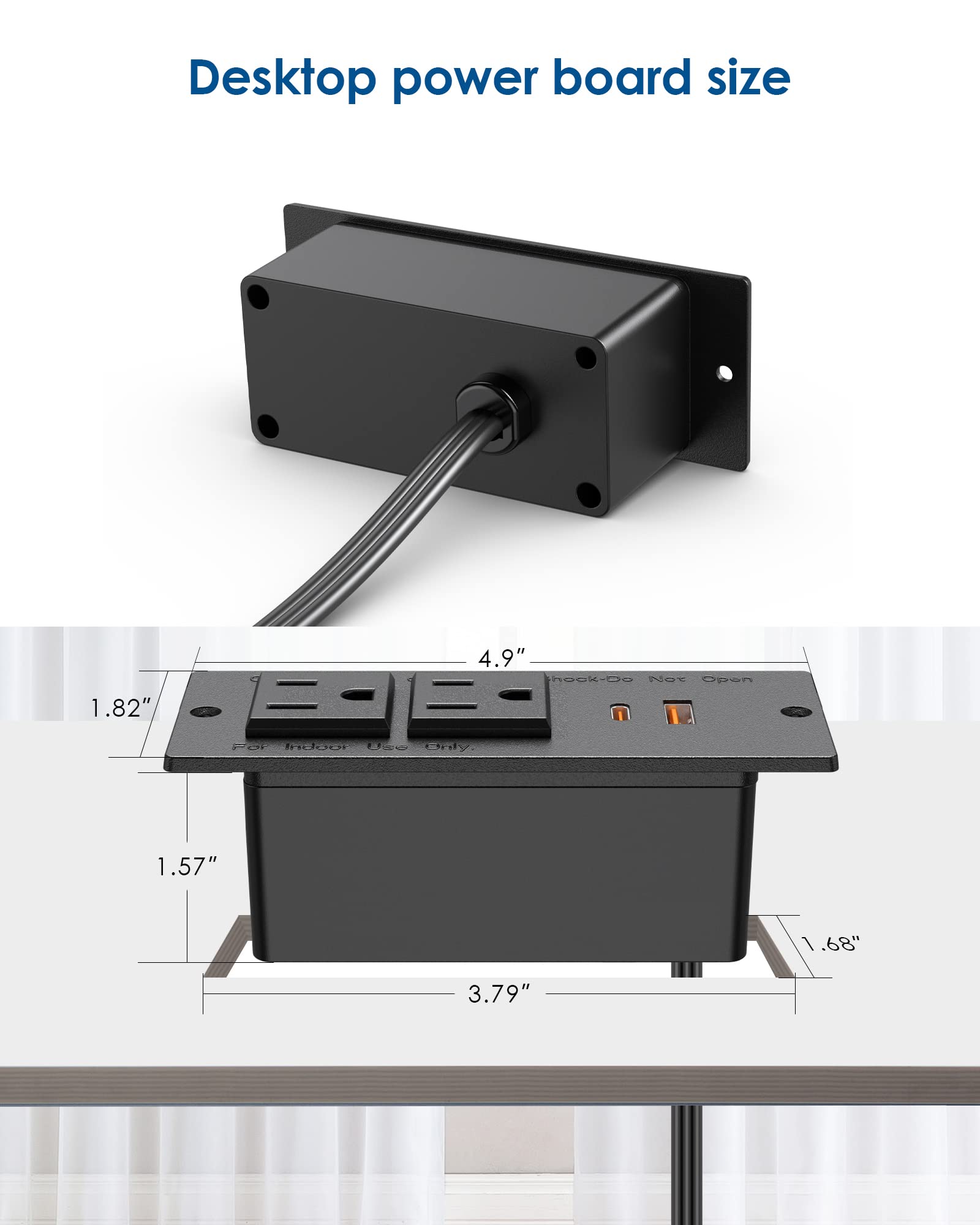 Foto 7 pulgar | Power Strip Jgstkcity, Usb C Pd Empotrado, 30 W, Carga Rápida - Venta Internacional.