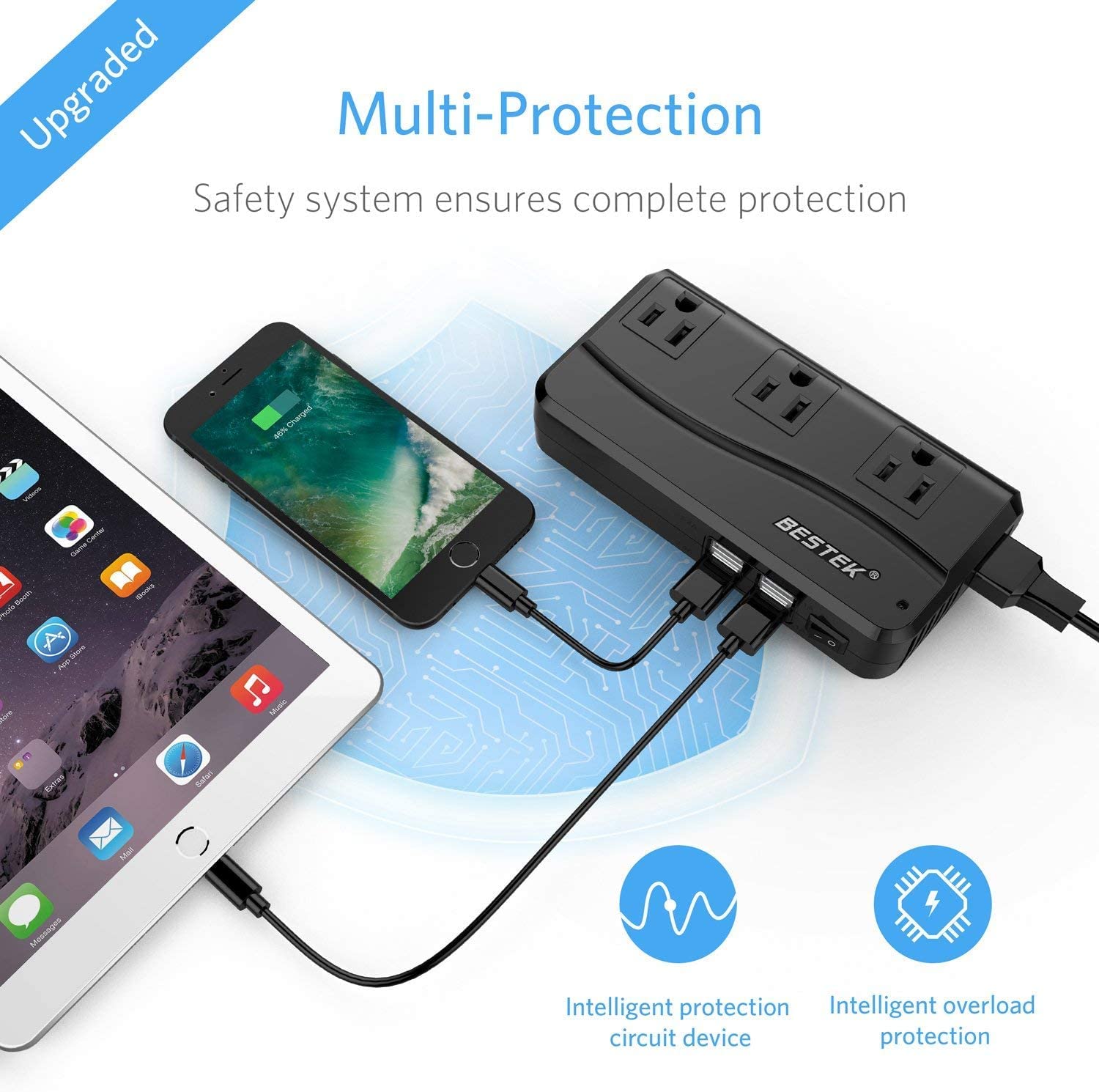 Foto 4 pulgar | Adaptador De Viaje Bestek Convertidor De Voltaje Universal De 220 V A 110 V - Venta Internacional.