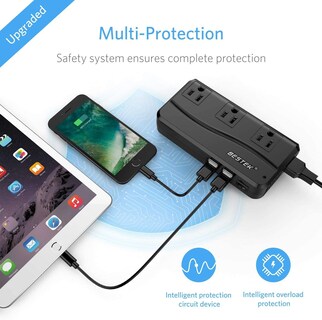 Foto 3 | Adaptador De Viaje Bestek Convertidor De Voltaje Universal De 220 V A 110 V - Venta Internacional.