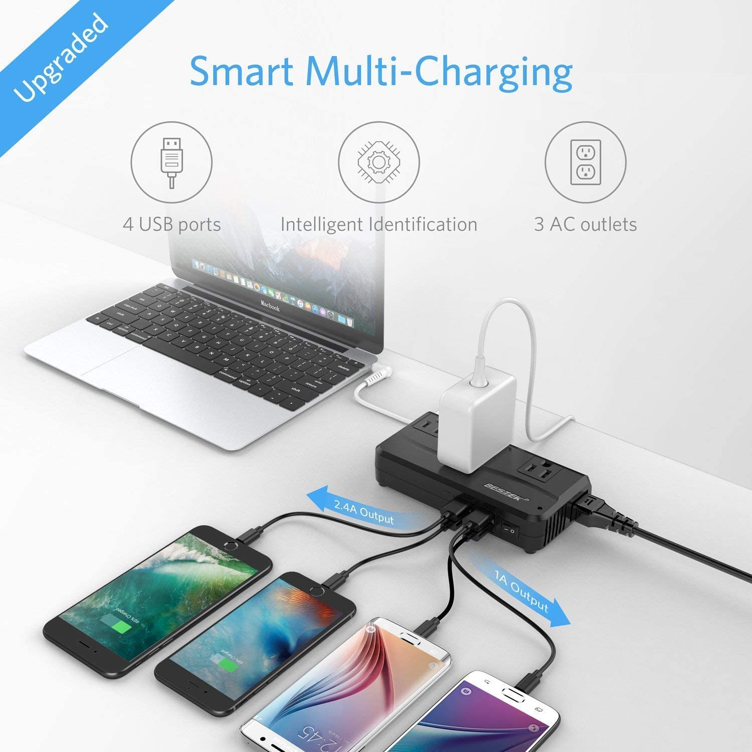 Foto 5 pulgar | Adaptador De Viaje Bestek Convertidor De Voltaje Universal De 220 V A 110 V - Venta Internacional.