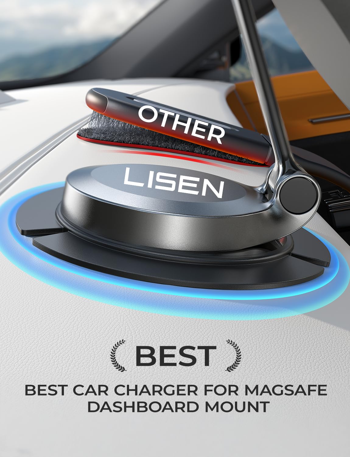 Foto 7 pulgar | Cargador De Coche Lisen Magsafe 15w Qi2 Para Iphone 16 Pro Max - Venta Internacional.