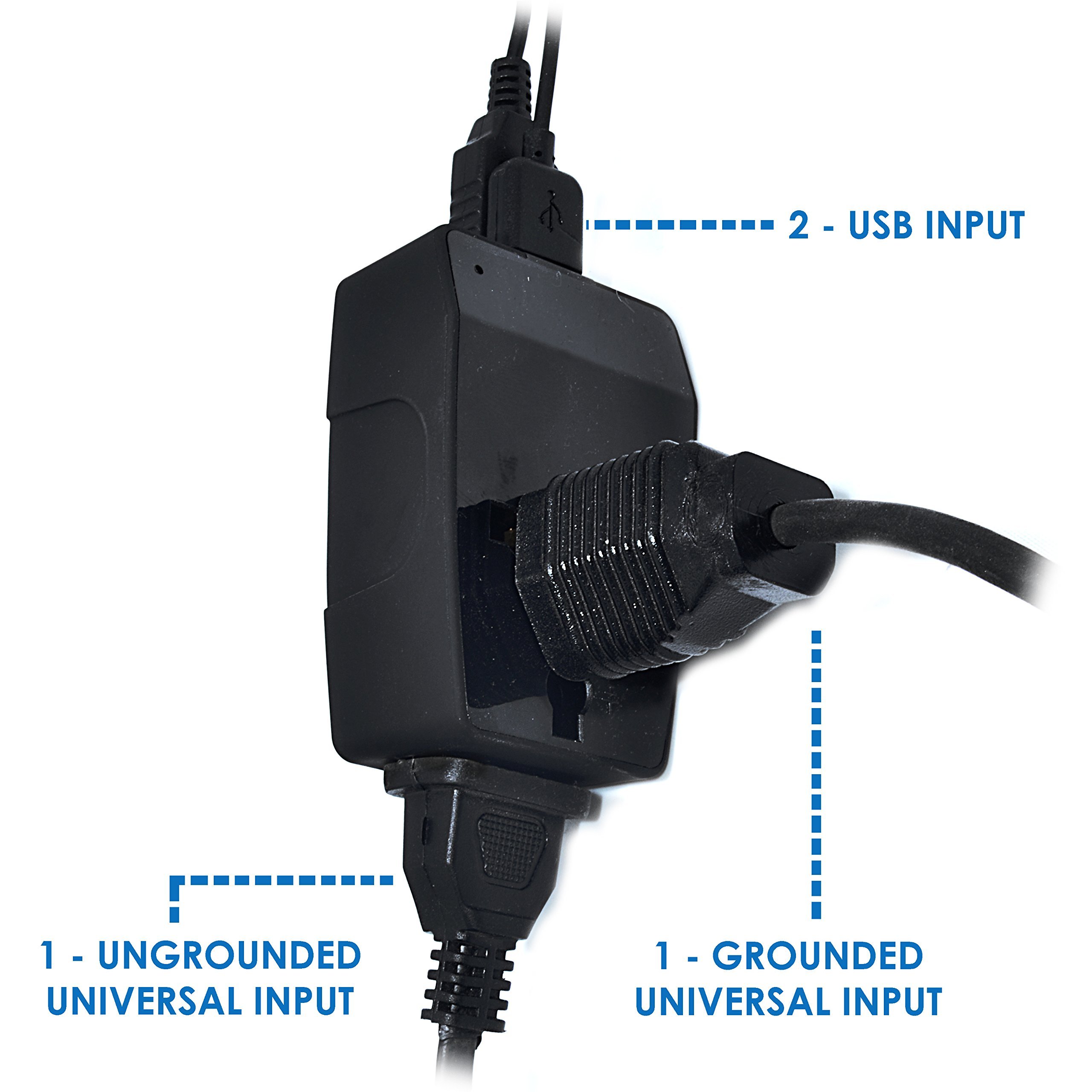 Foto 4 pulgar | Adaptador De Viaje Ceptics Uk Tipo G Con Entradas Usb Duales De 2,1 A - Venta Internacional.