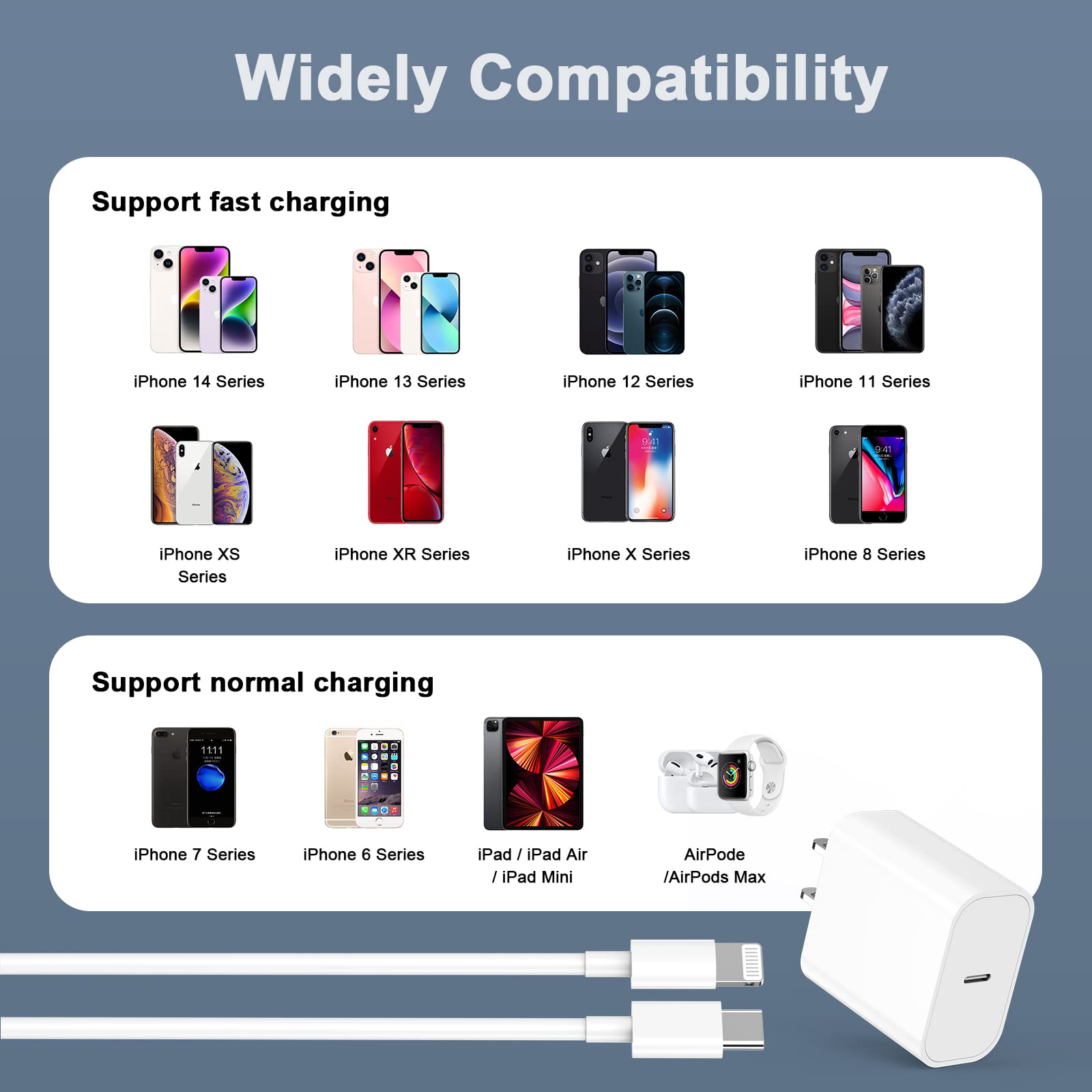 Foto 4 pulgar | Cargador Lazerbuilt Para Iphone De Carga Rápida De 3 M Con Usb-c De 20 W, Paquete De 2 - Venta Internacional.