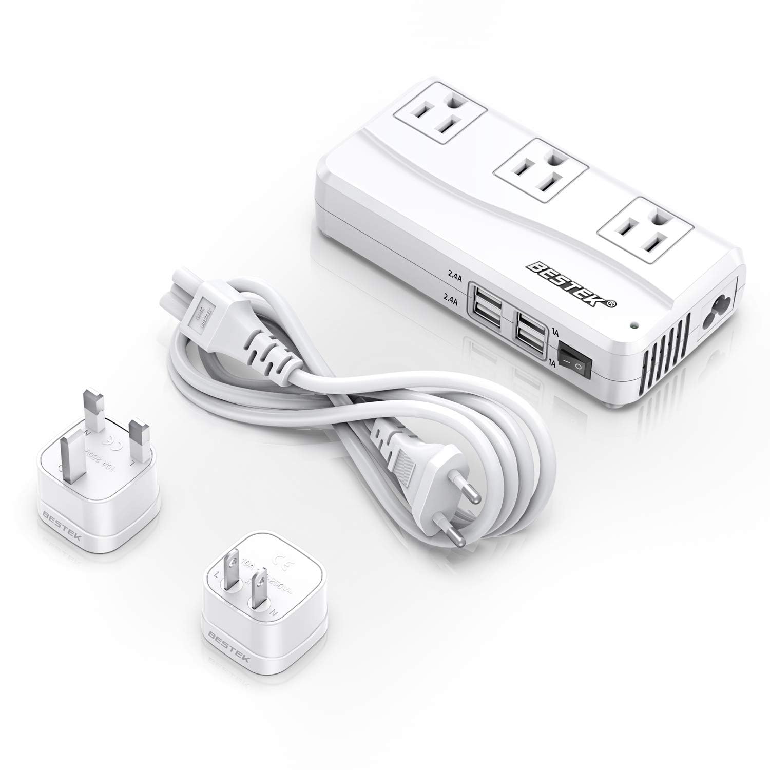 Foto 2 pulgar | Convertidor De Voltaje Bestek Adaptador De Viaje Universal De 220 V A 110 V - Venta Internacional.