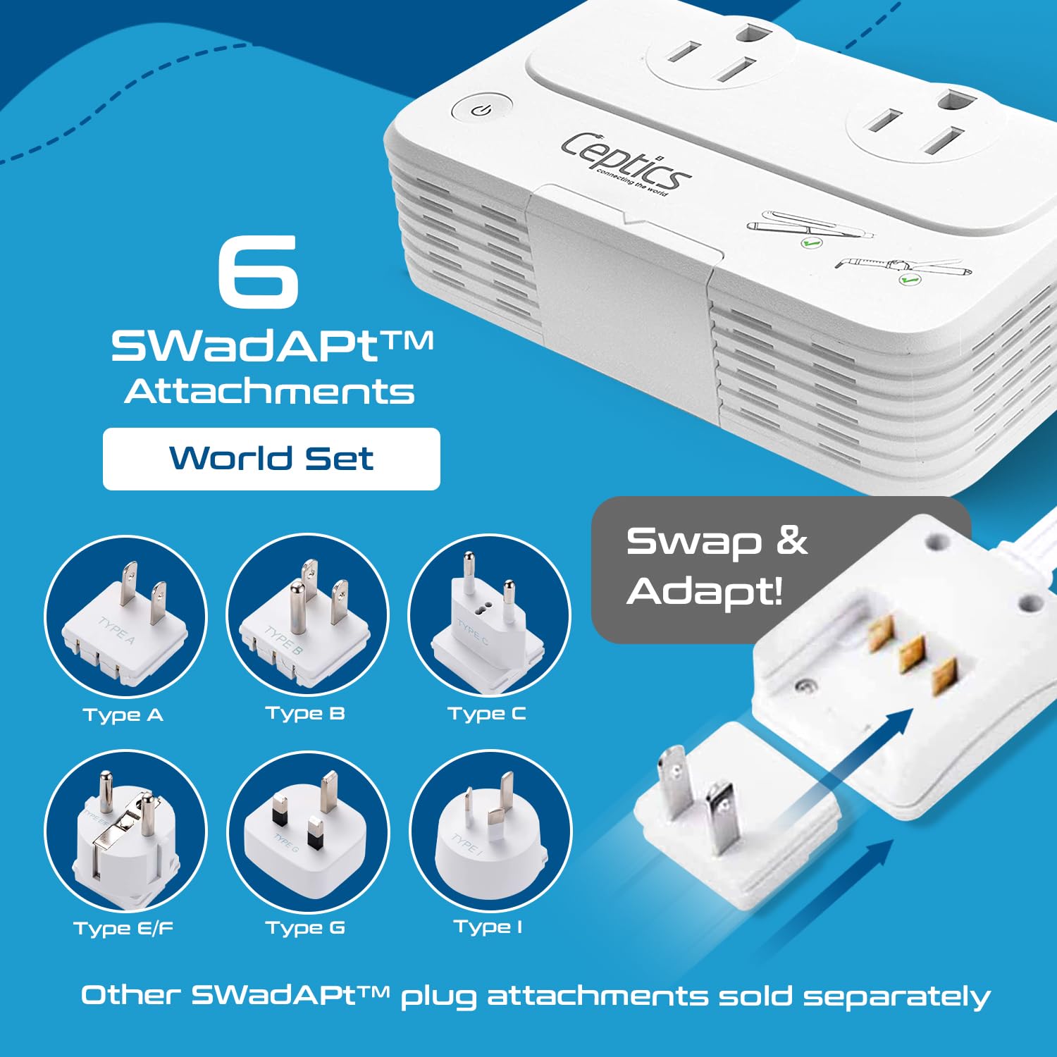 Foto 4 pulgar | Convertidor De Voltaje Ceptics Travel -200 W, 220 V A 110 V Con Usb - Venta Internacional.