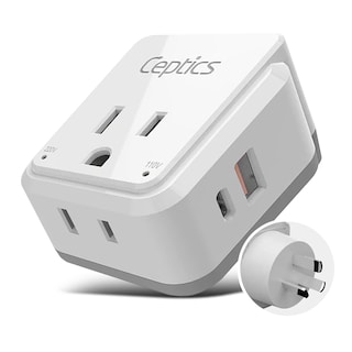 Foto 1 | Set De Adaptadores De Viaje Ceptics 20w Pd & Qc Type I 3.1a 4 En 1 - Venta Internacional.