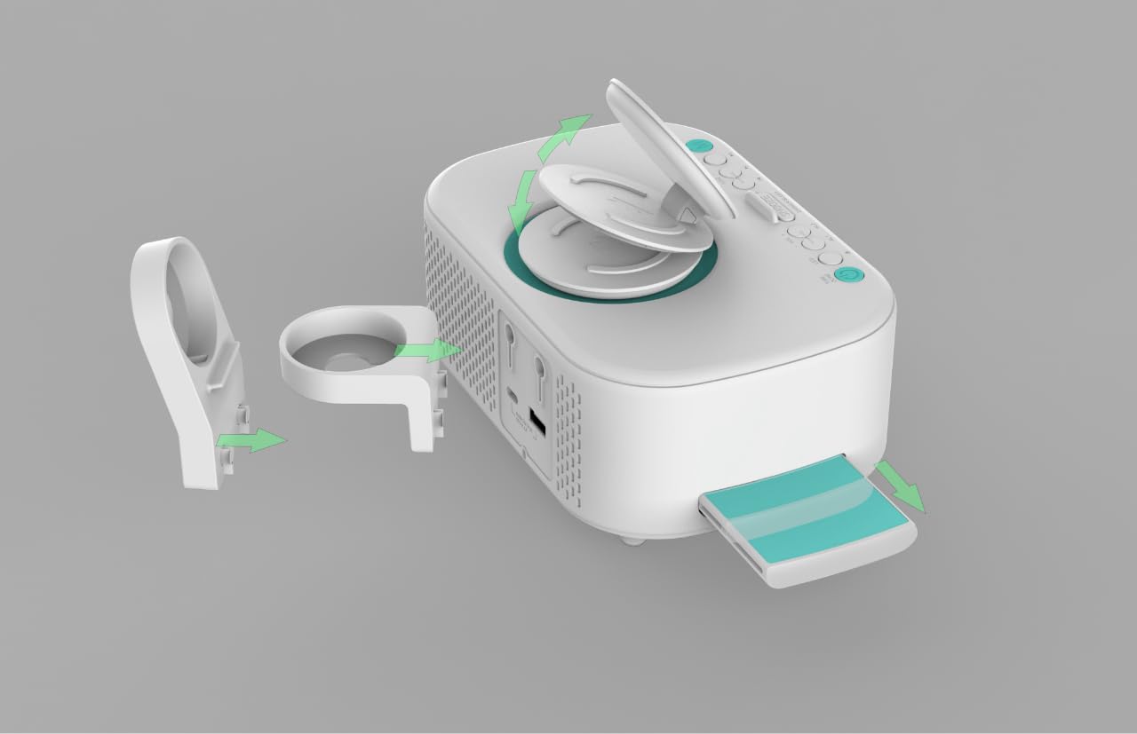 Foto 6 | Despertador De Carga Inalámbrica Emerson Cksw5010 Smartset - Venta Internacional.