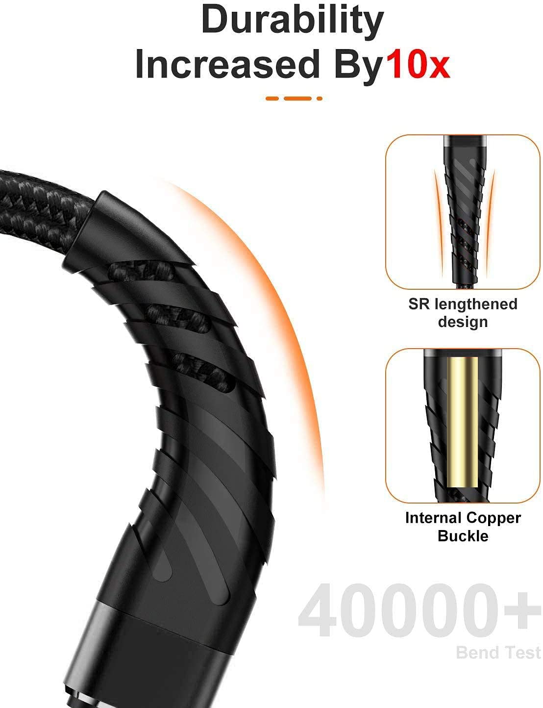 Foto 3 pulgar | Cable de Carga CyvenSmart 3 m para iPhone con Certificación MFI - Venta Internacional