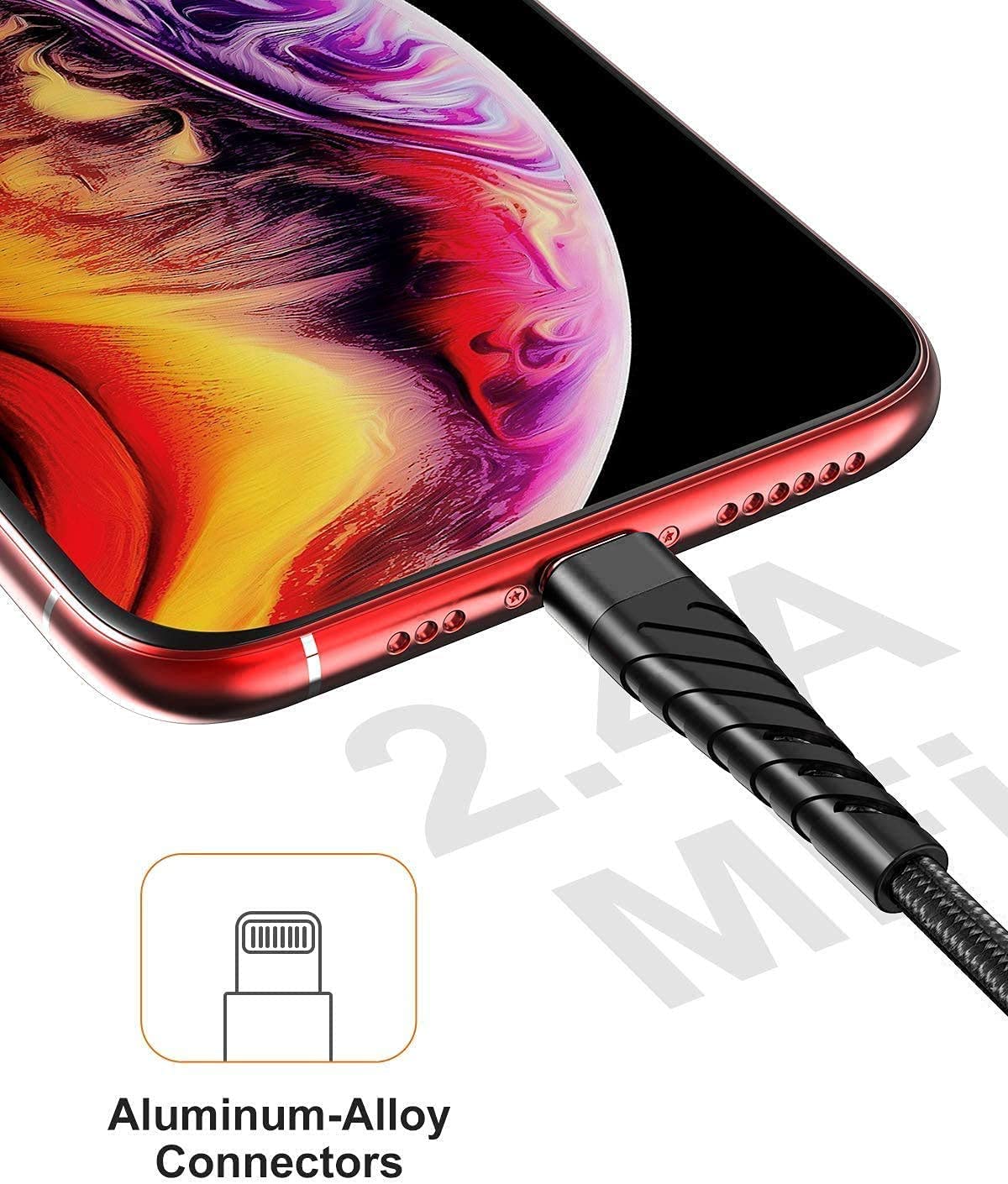 Foto 4 pulgar | Cable de Carga CyvenSmart 3 m para iPhone con Certificación MFI - Venta Internacional