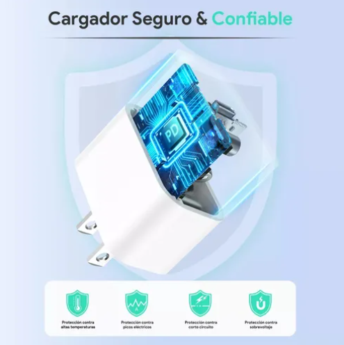 Foto 3 pulgar | Turbo Xtellar Cargador Para Samsung Ipad Carga Rapida Tipo C A C 20w