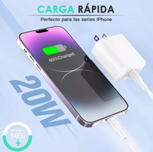 Foto 4 pulgar | Turbo Xtellar Cargador Para Samsung Ipad Carga Rapida Tipo C A C 20w