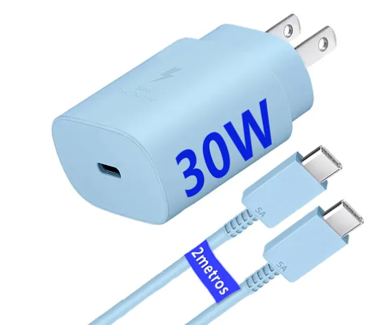 Foto 2 pulgar | 30w Xtellar Cargador Tipo C Para Samsung A55 A15 S24 Súper Rápida Pd