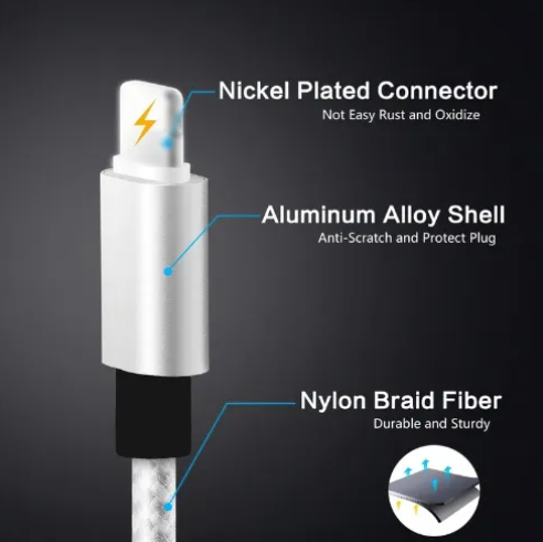 Foto 3 pulgar | Cable USB a Lightning Xtellar 3 m