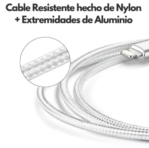 Foto 4 pulgar | Cable USB a Lightning Xtellar 3 m