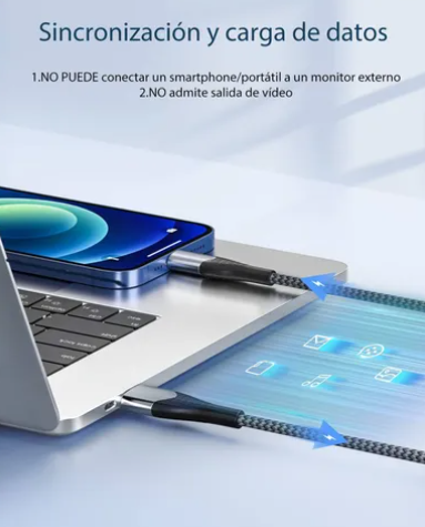 Foto 3 | Cable de Carga Rápida Xtellar 2 m 3 Piezas