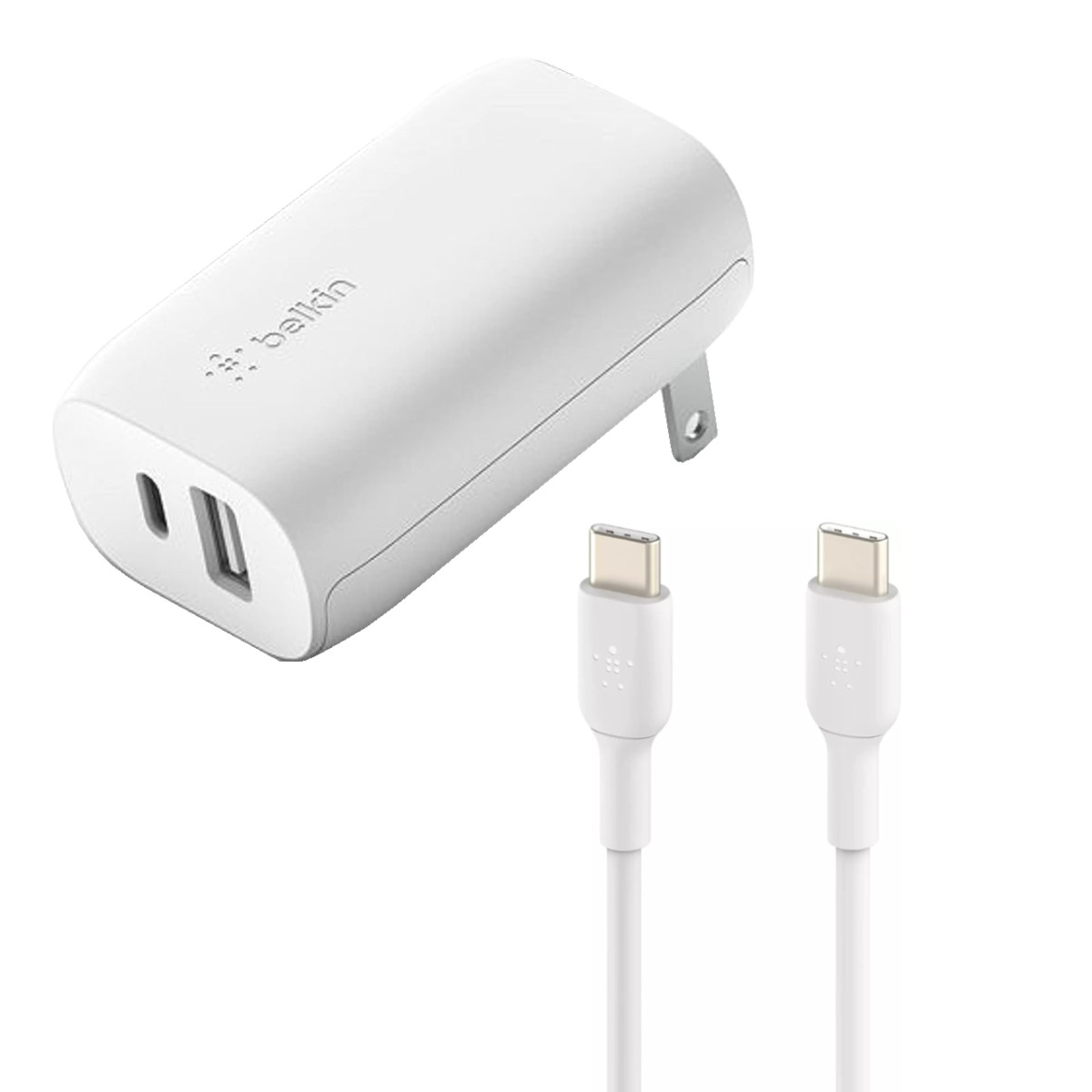 Foto 2 pulgar | Cargador Dual Belkin Pd Usb-c + Usb-a 32w Wcb004dq