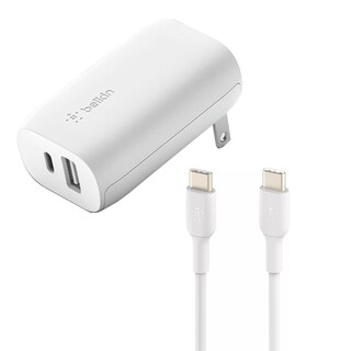 Foto 1 | Cargador Dual Belkin Pd Usb-c + Usb-a 32w Wcb004dq