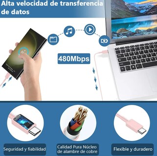 Foto 3 | Cargador Xtellar 45w Ultra Rápido Usb C Para Gangama De Samsung Iphone Y Más