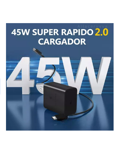 Foto 3 | 45w Cargador Super Cargar Tipo C Con Cable De 2 Metros