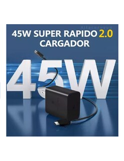 Foto 3 | 45w Cargador Super Cargar Tipo C Con Cable De 2 Metros