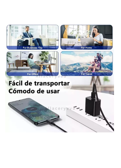 Foto 4 | 45w Cargador Super Cargar Tipo C Con Cable De 2 Metros