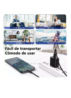 Foto 4 | 45w Cargador Super Cargar Tipo C Con Cable De 2 Metros