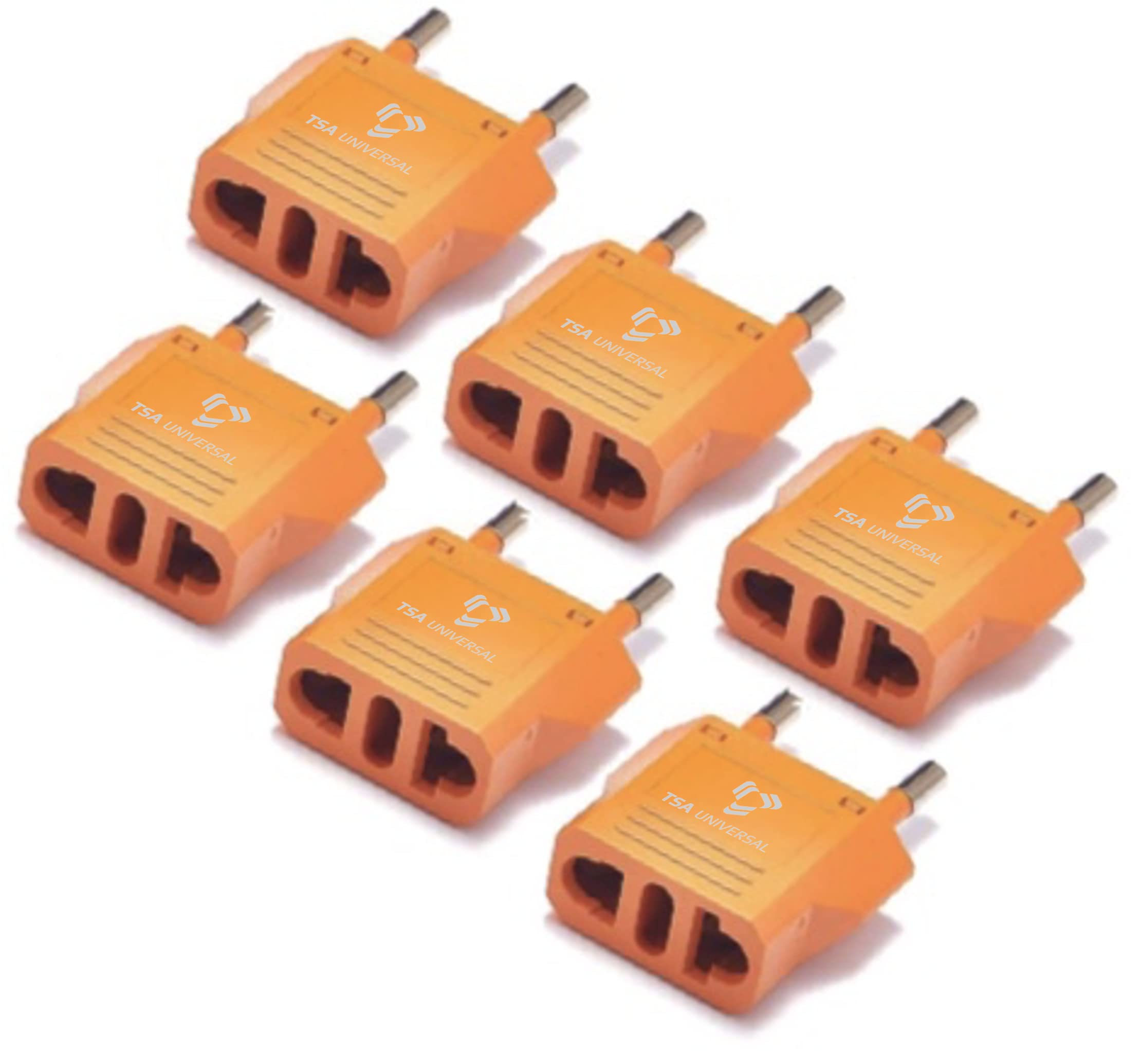 Foto 1 | Adaptador De Corriente Tsa Universal De Estados Unidos A Ucrania (paquete De 6) - Venta Internacional.