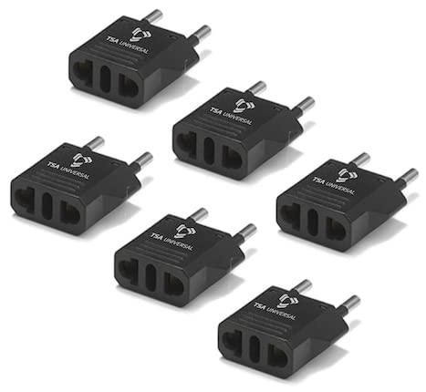 Foto 1 | Adaptador De Corriente Tsa Universal De Estados Unidos A Ucrania (paquete De 6) - Venta Internacional.