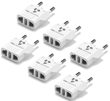 Foto 1 | Adaptador De Corriente Tsa Universal De Estados Unidos A Ucrania (paquete De 6) - Venta Internacional.