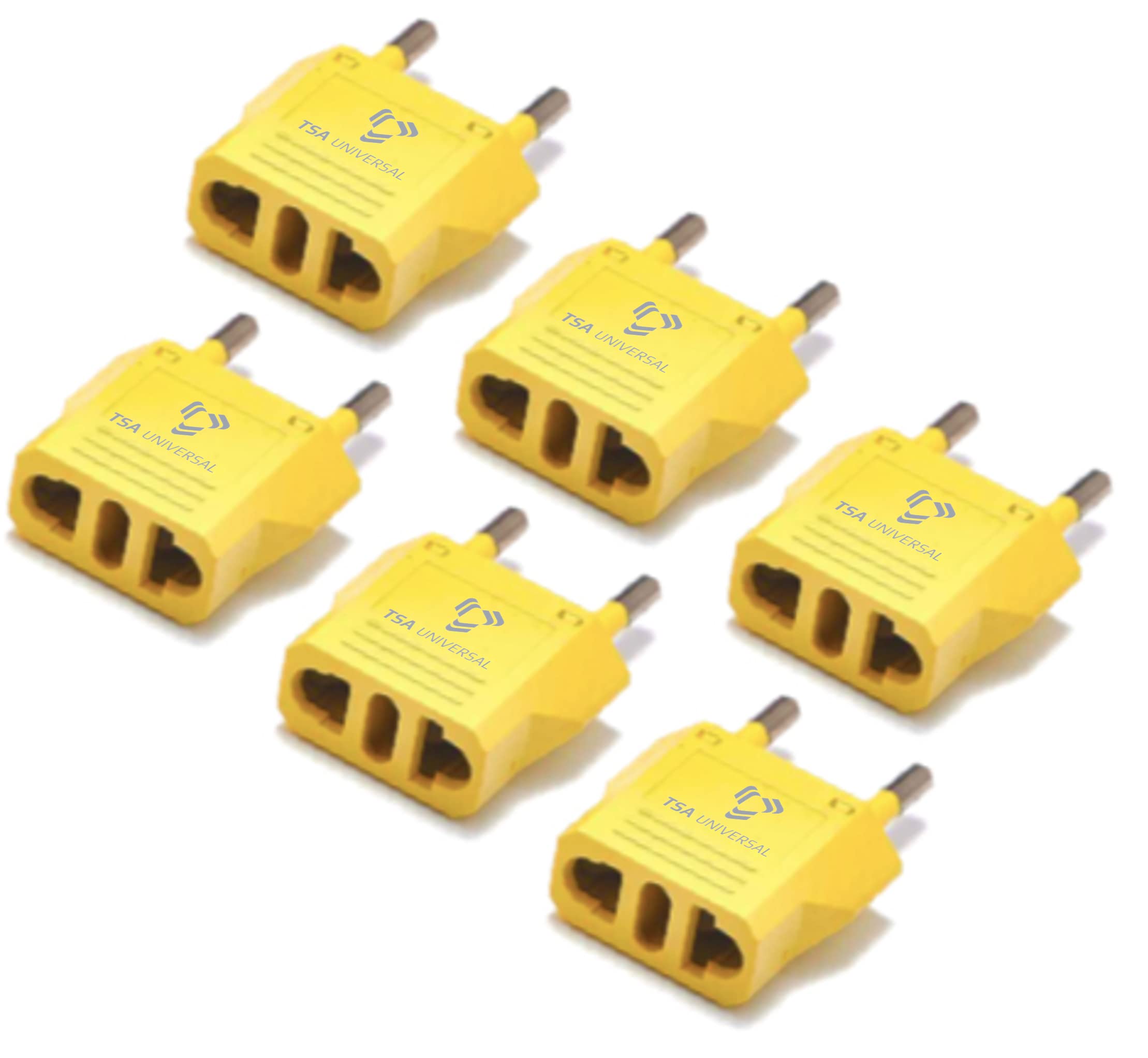 Foto 1 | Adaptador De Corriente Tsa Universal De Estados Unidos A Chile (paquete De 6) - Venta Internacional.