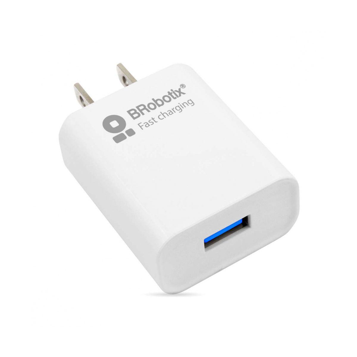 Foto 2 | Cargador De Pared Brobotix 5v 1x Usb-a Blanco Incluye Cable Lightning Carga Rápida