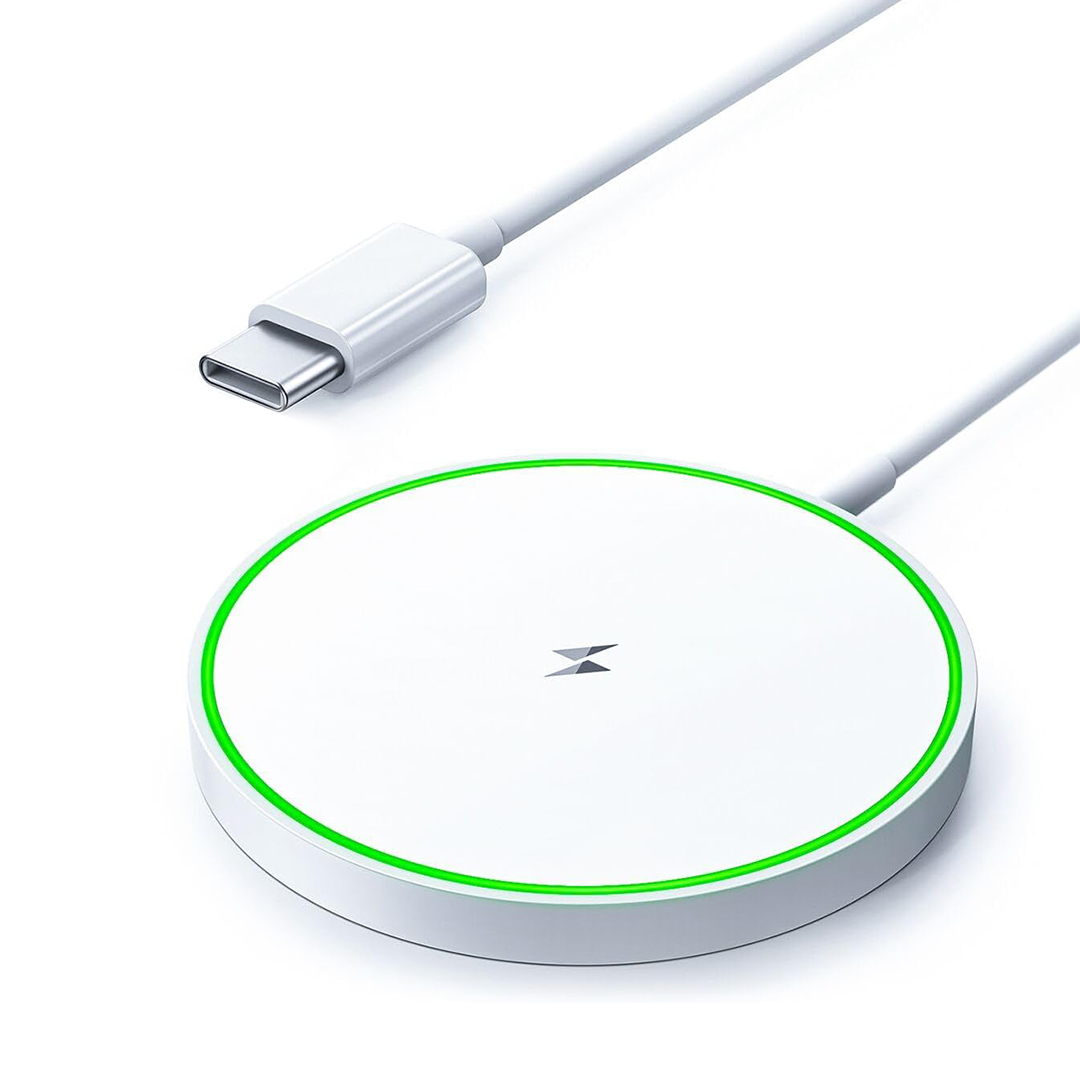 Foto 1 | Cargador Inalámbrico De Escritorio Iq 15w Carga Rápida Inalámbrico Con Led
