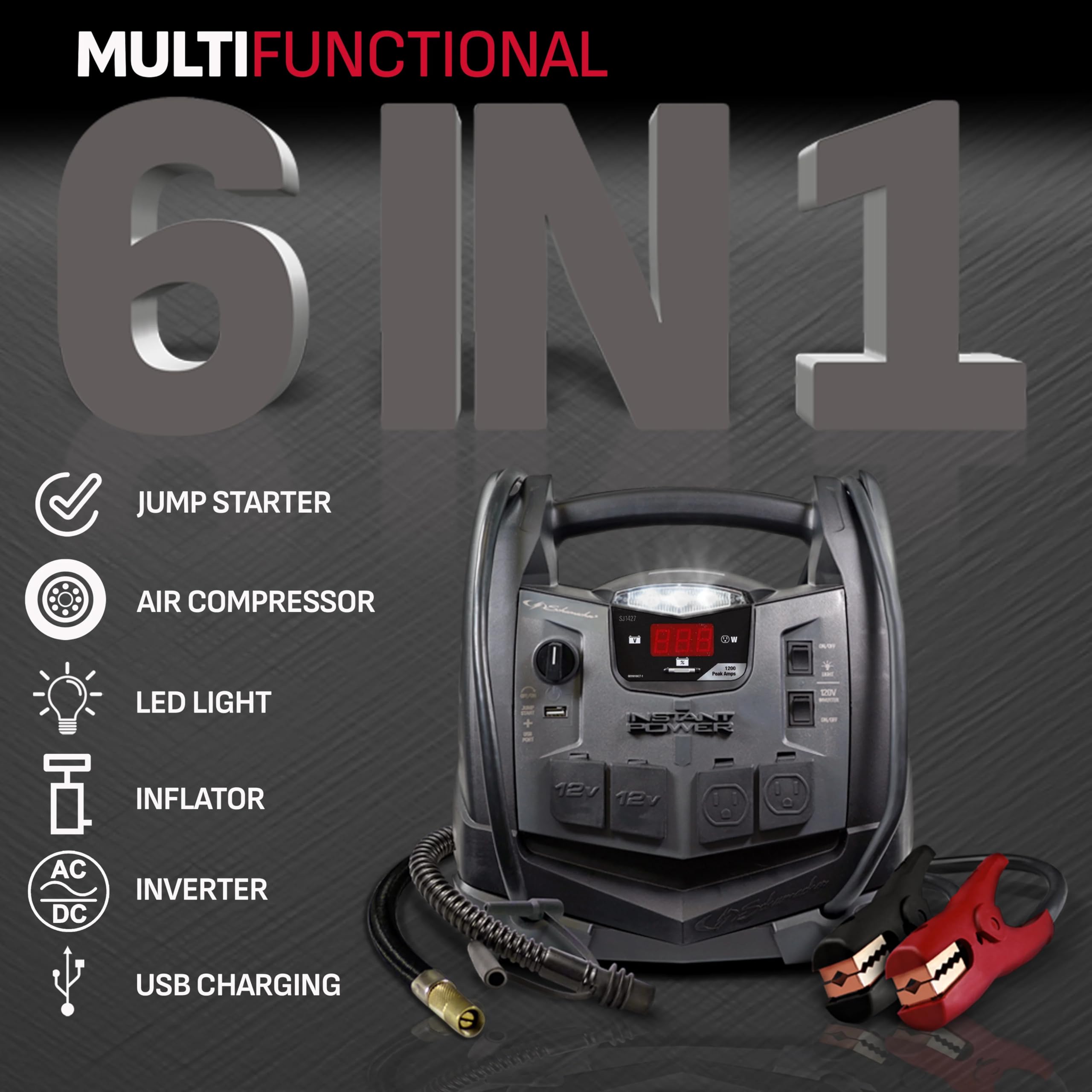 Foto 6 | Central Eléctrica Portátil Schumacher Electric Rf940261427 - Venta Internacional.