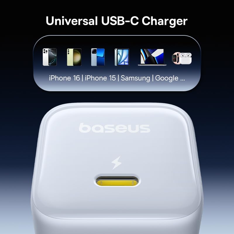 Foto 8 pulgar | Cargador Rápido Baseus Usb C Pps De 45 W Para Iphone 16/15 - Venta Internacional.
