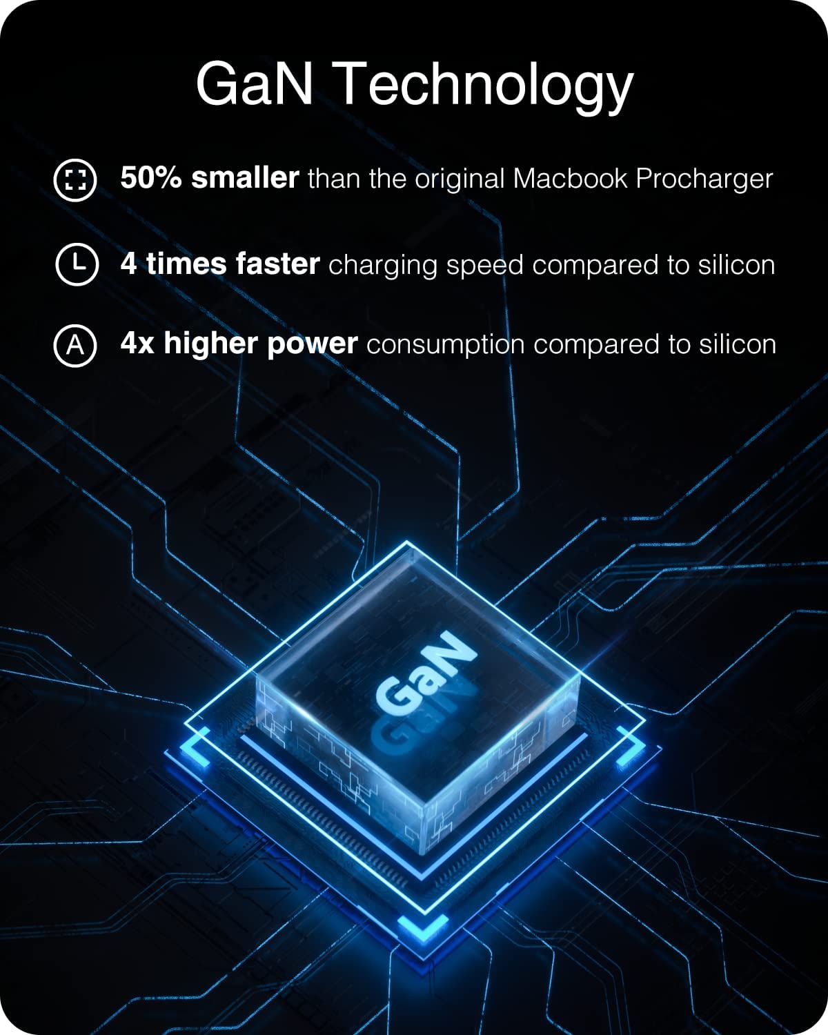 Foto 4 | Cargador Nekteck USB C Gan II Pd 3.0 Pps de 65 w con Cable de 2 m - Venta Internacional