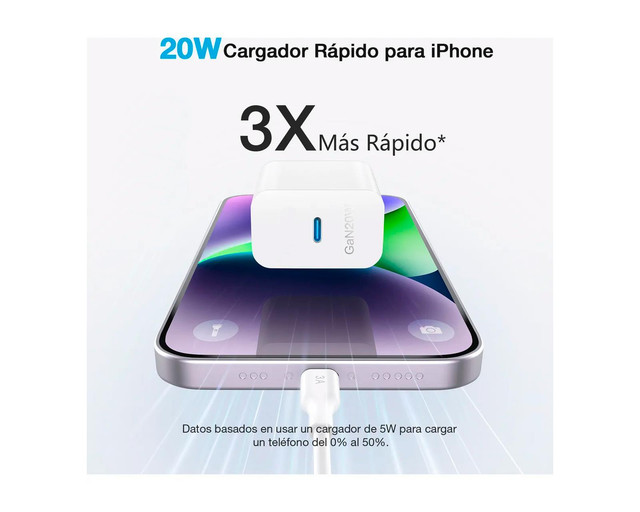 Foto 3 | Cargador Frutivegie para iPhone