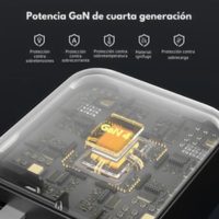Foto 2 | Adaptador Mr. Gadgets Power Carga Rápida Pd Qc Gan 35w 2 Puertos Usb-c  Usb-a