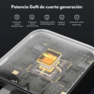 Foto 2 | Adaptador Mr. Gadgets Power Carga Rápida Pd Qc Gan 35w 2 Puertos Usb-c Usb-a
