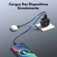Foto 4 | Adaptador Mr. Gadgets Power Carga Rápida Pd Qc Gan 35w 2 Puertos Usb-c  Usb-a