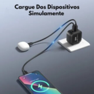 Foto 4 | Adaptador Mr. Gadgets Power Carga Rápida Pd Qc Gan 35w 2 Puertos Usb-c Usb-a
