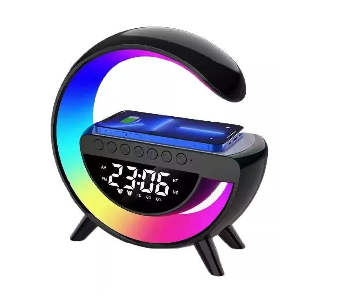 Foto 2 pulgar | Bluetooth Speaker Wireless Charger Led Light 3-in-1