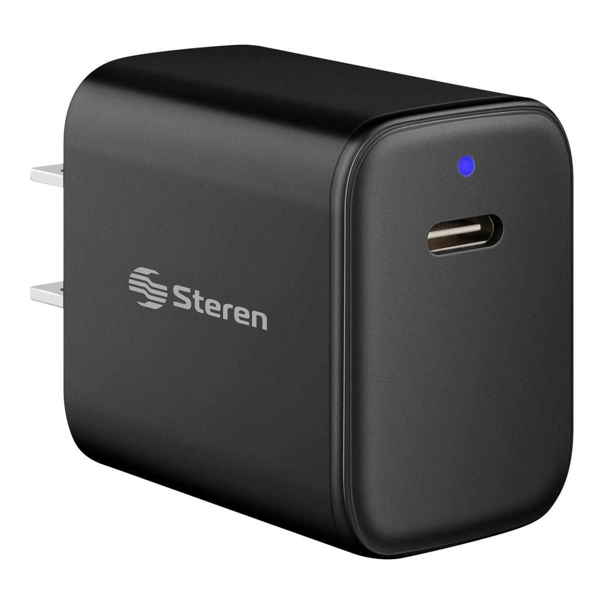 Foto 2 pulgar | Cargador Usb C Power Delivery 20 W Steren Eli-755 color Negro