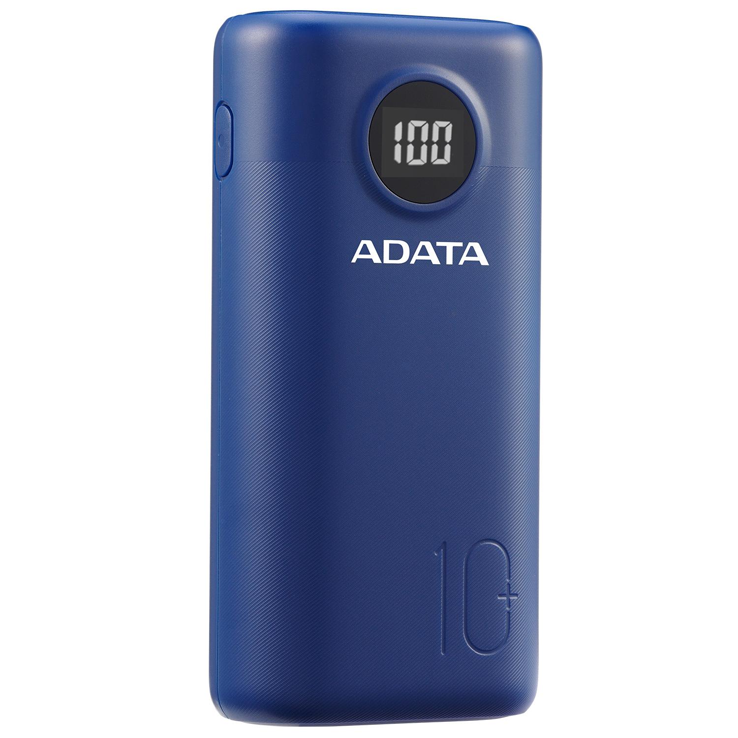 Foto 2 | Power Bank 10000mah Adata P10000qcd Batería Portátil Tipo C Azul