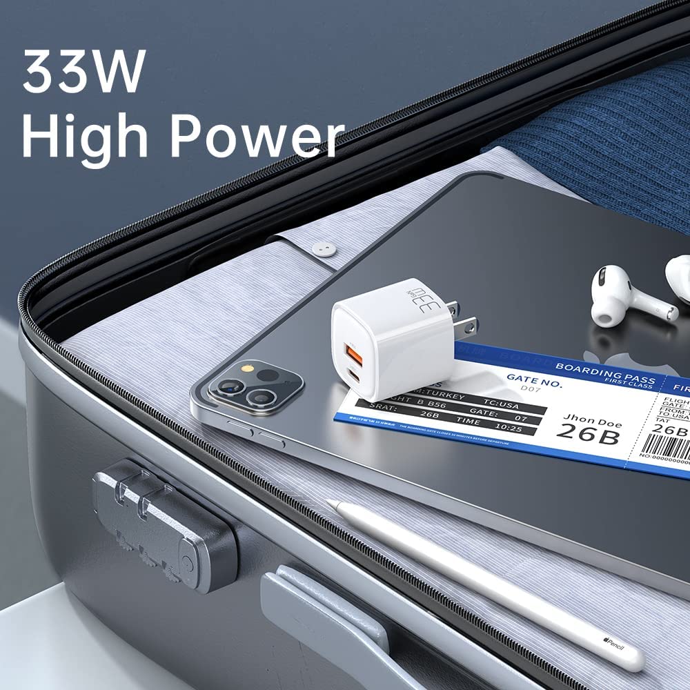 Foto 4 pulgar | Cargador Entada Dual Mcdodo USB Tipo C Más USB 33w de Potencia Carga Rápida Portátil
