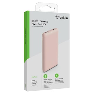 Foto 3 | Batería Portátil Belkin BPB011btRG color Rosa 10 K USB C y A